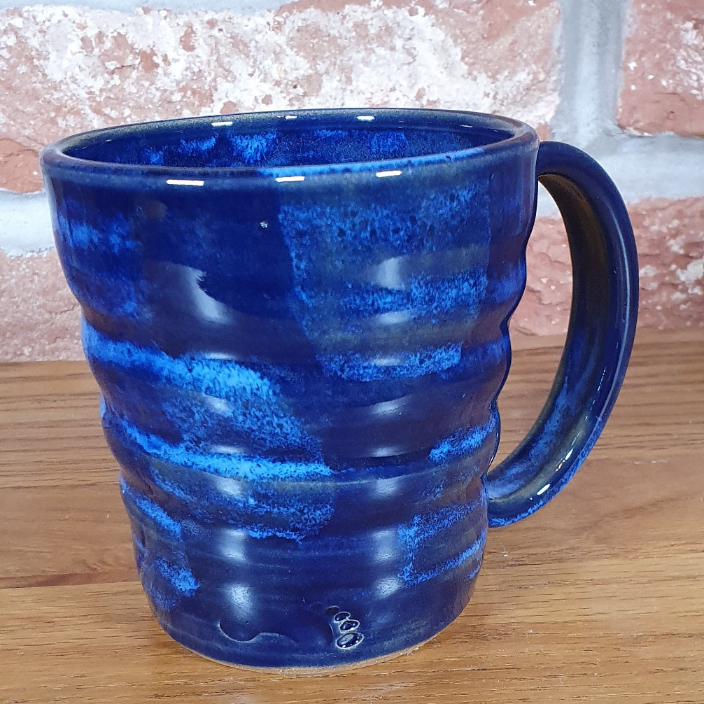 Blue Medley Spiral Mug