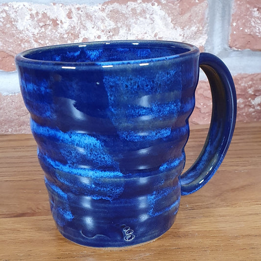 Blue Medley Spiral Mug