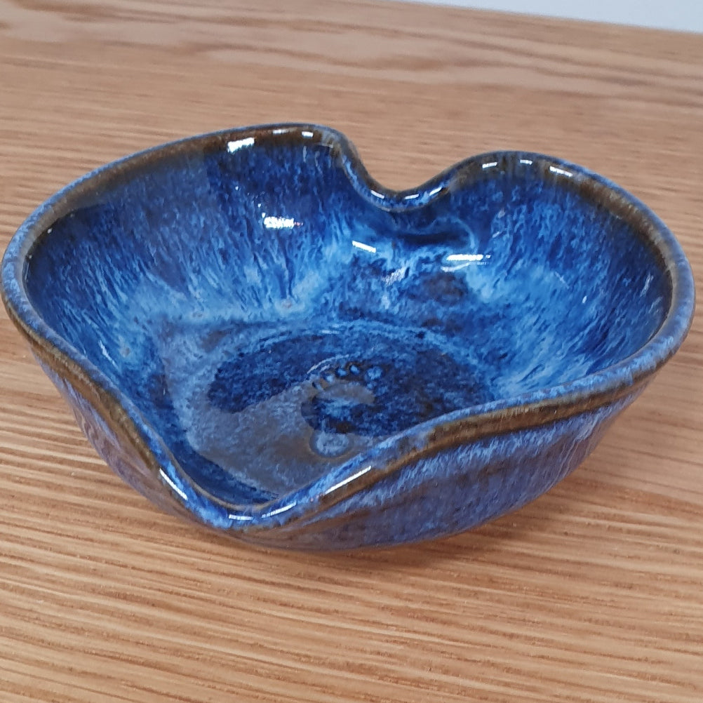 Cosmic Blue Heart Trinket Dish