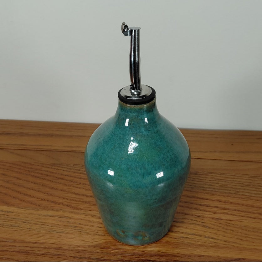 Frosted Sage Oil or Vinegar Bottle