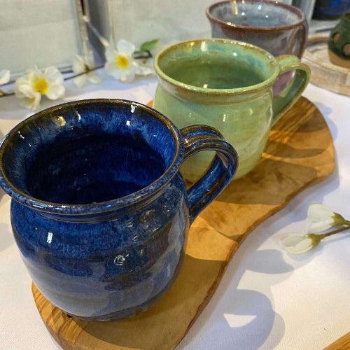 Garcia mugs from Footprint Pottery