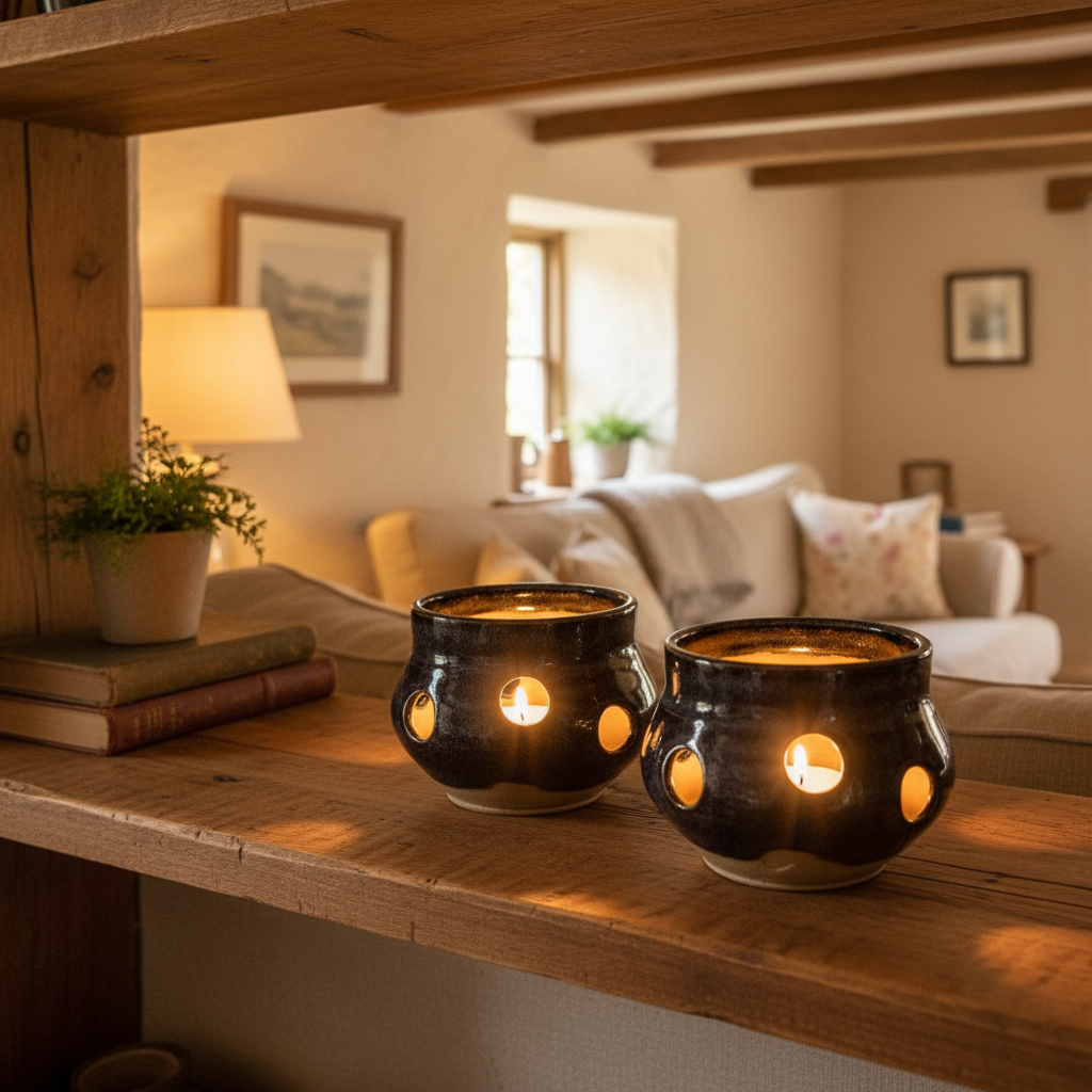 Misty Night Tea Light Holder