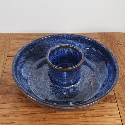 Olive Dish with cocktail stick compartment