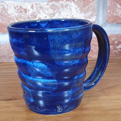 Blue Medley Spiral Mug