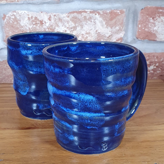 Blue Medley Spiral Mug