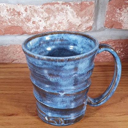 Blue Denim Spiral Mug