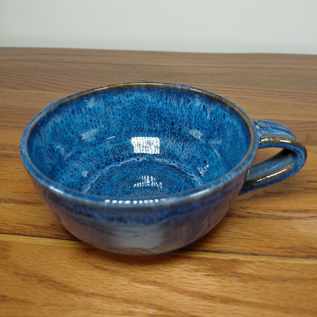 Cosmic Blue Cappuccino Mug