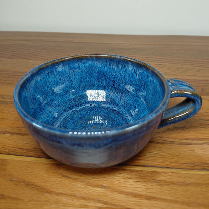 Cosmic Blue Cappuccino Mug