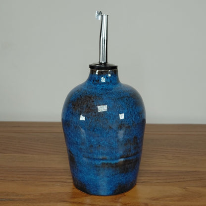 Cosmic Blue Oil or Vinegar Bottle