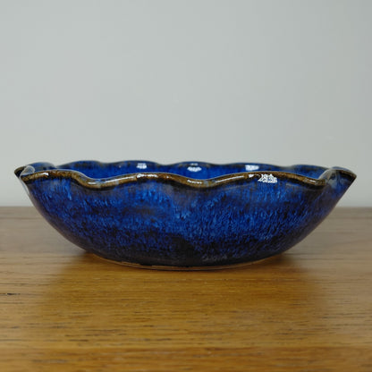 Cosmic Blue Fluted Bowl