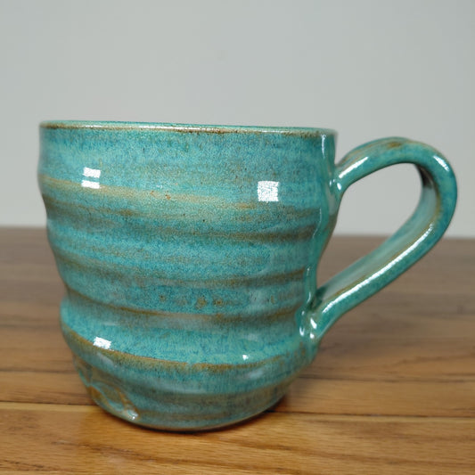Frosted Sage Spiral Mug