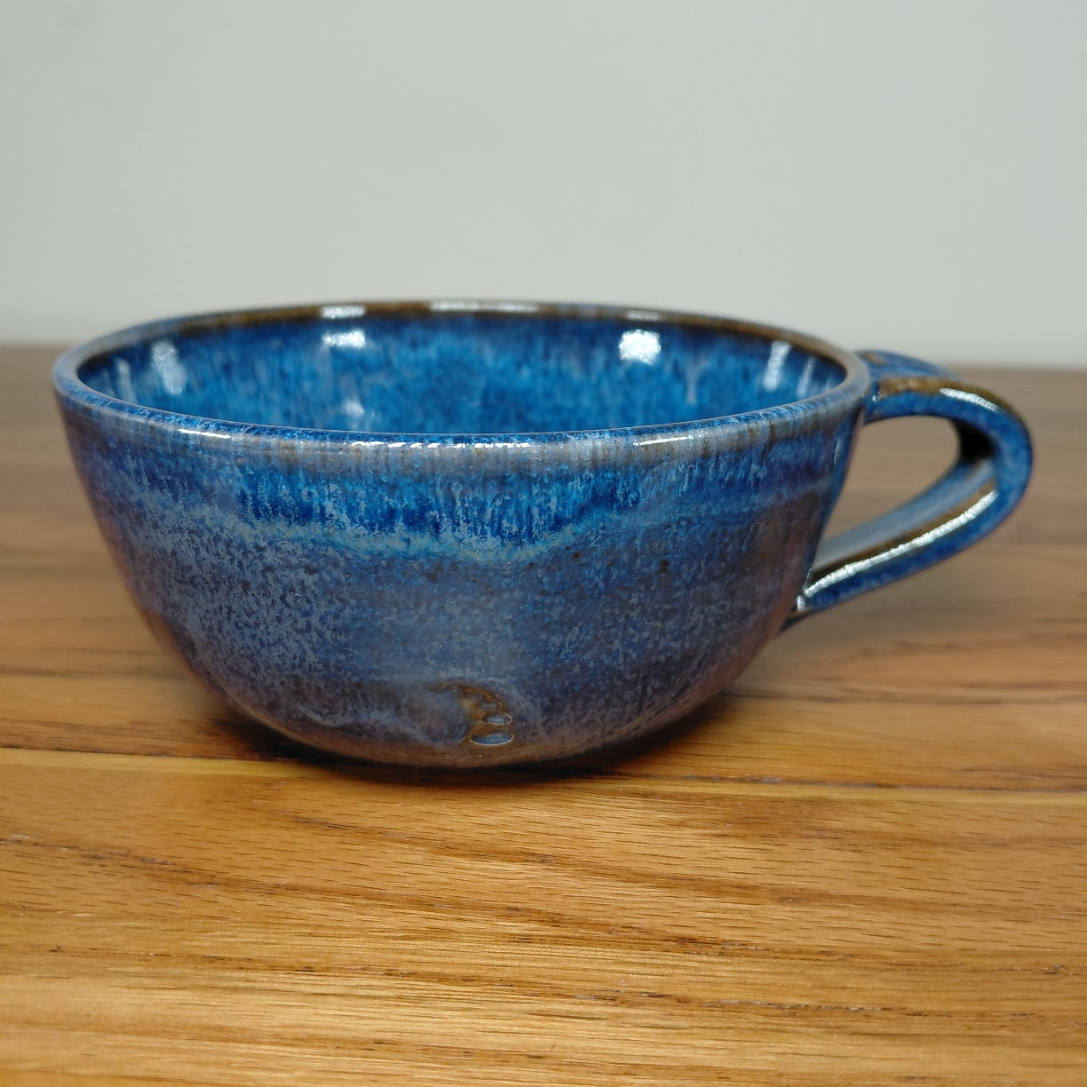 Cosmic Blue Cappuccino Mug
