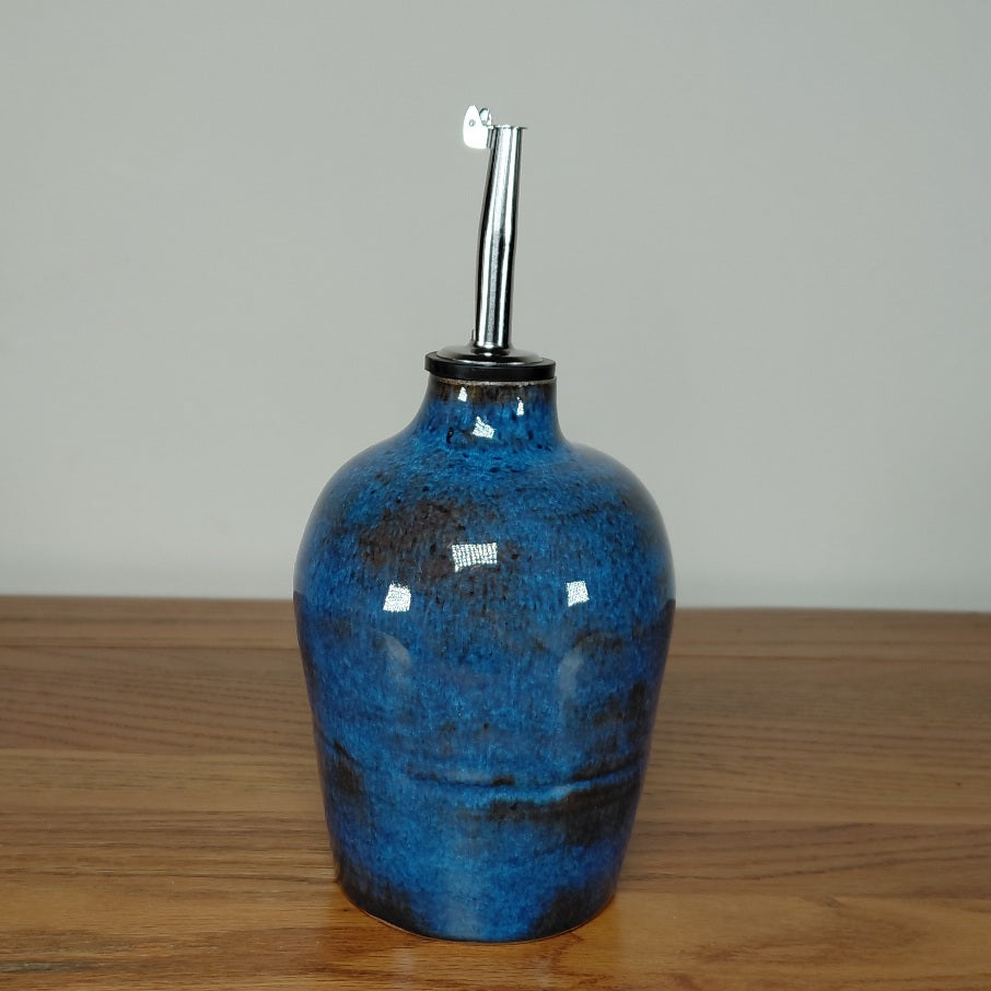 Cosmic Blue Oil or Vinegar Bottle