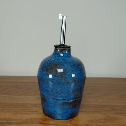 Cosmic Blue Oil or Vinegar Bottle