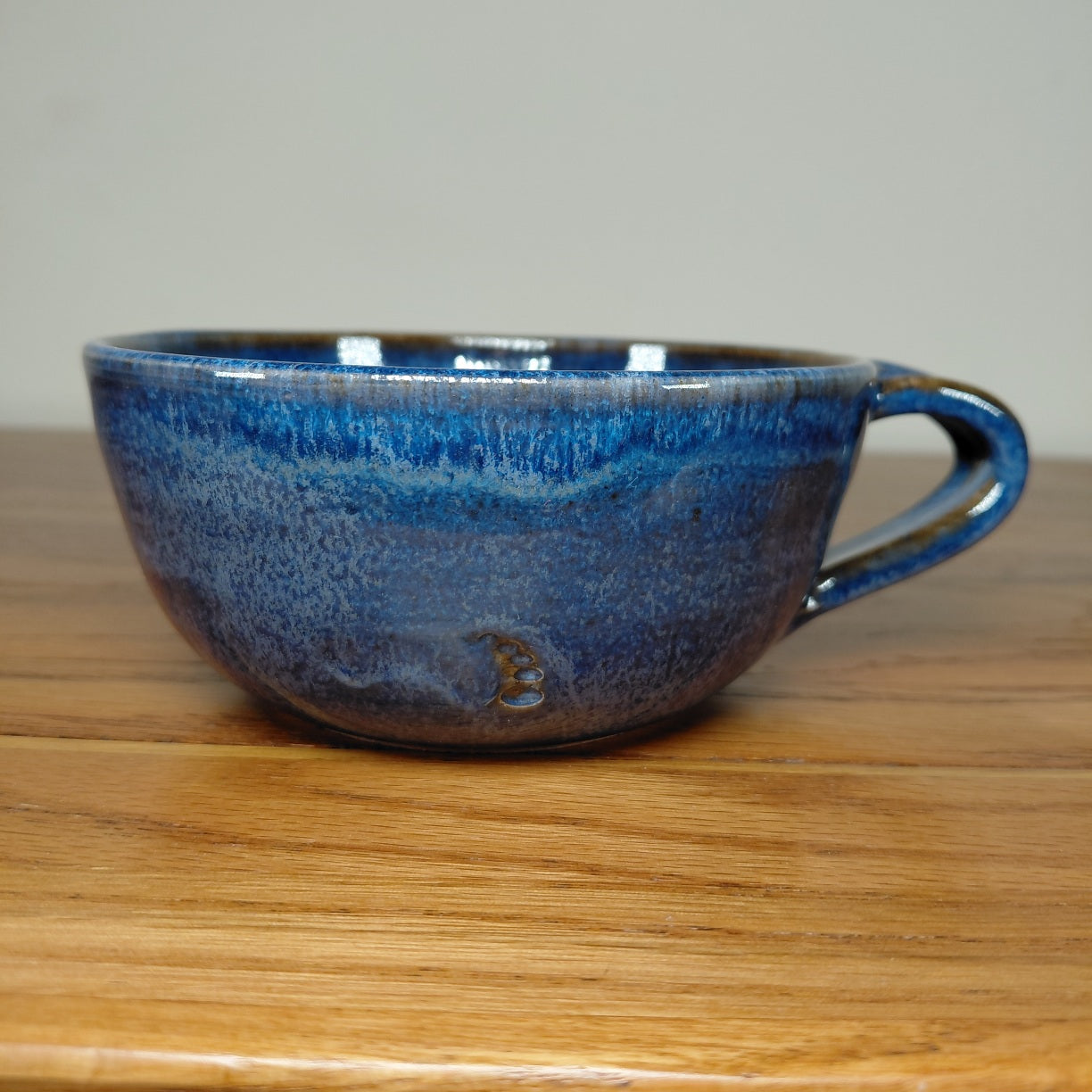 Cosmic Blue Cappuccino Mug