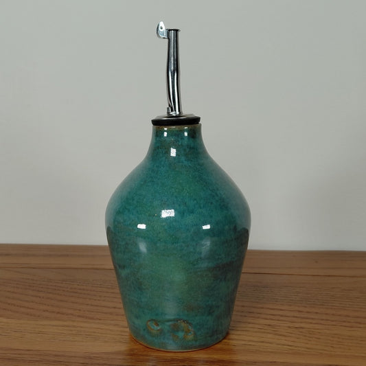 Frosted Sage Oil or Vinegar Bottle